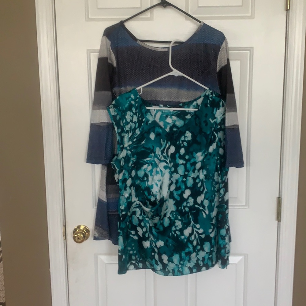 BUNDLE of 2 WOMEN XL BLOUSES